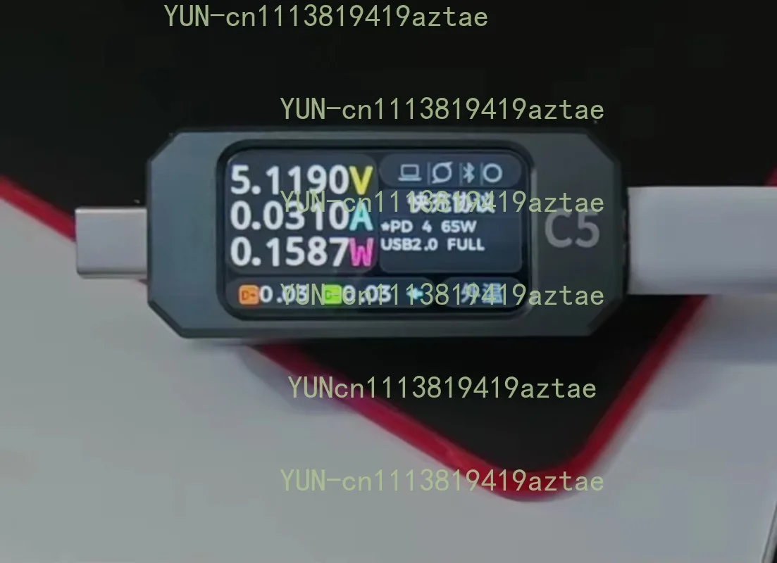 WITRN C5 20bit USB Voltage Current Meter 28V Tester PD3.1 Fast Charging Detection Accessories