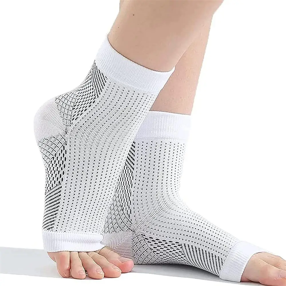 1Pair Neuropathy Socks Women Men Soothe Compression Socks for Neuropathy Pain, Ankle Brace Plantar Fasciitis Swelling Relief