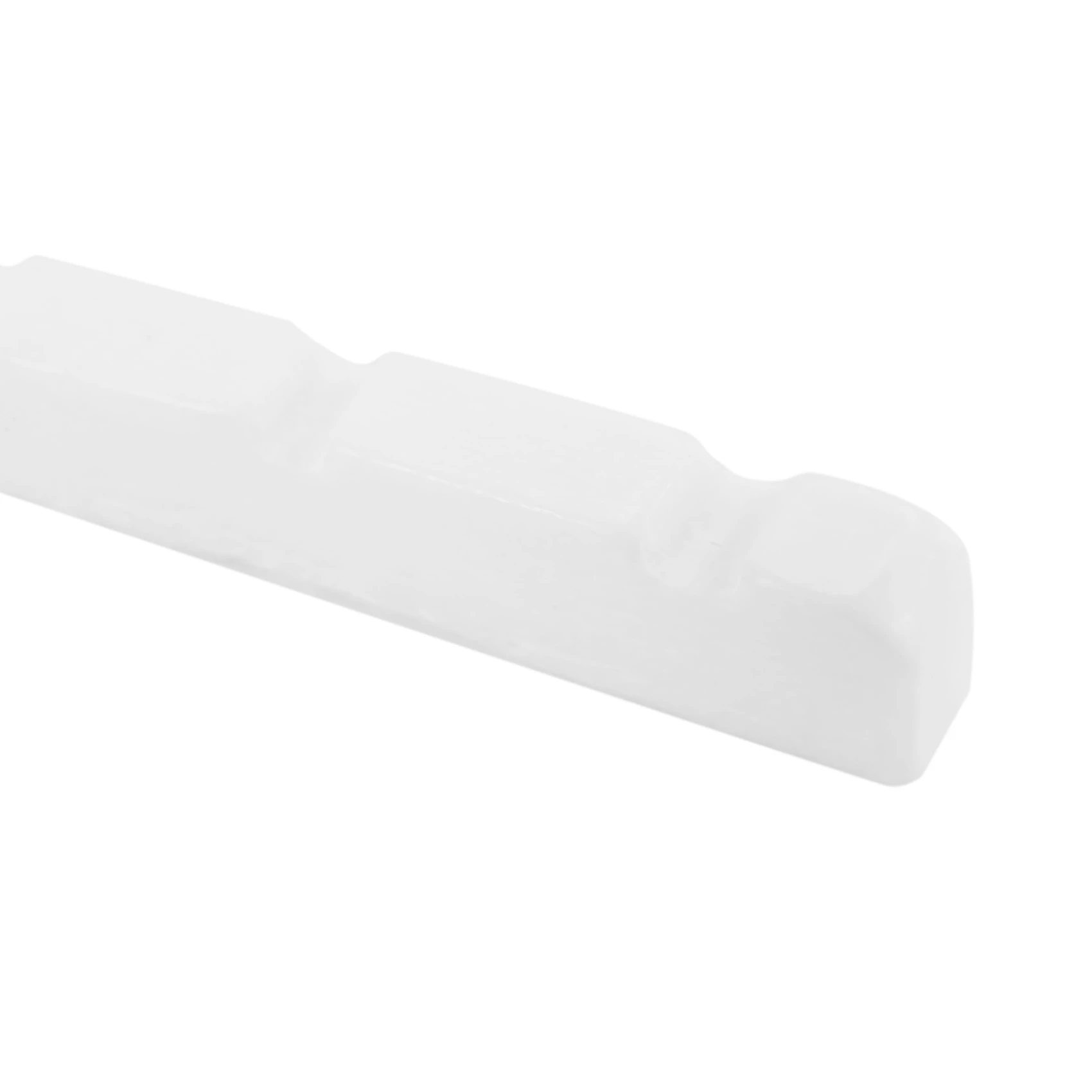 

ABAZJ Slotted Curved Bone Bass Nut for 4 Strings Fender PB Precision Jazz Bass, 4.2x3.2x4.6/4.6mm