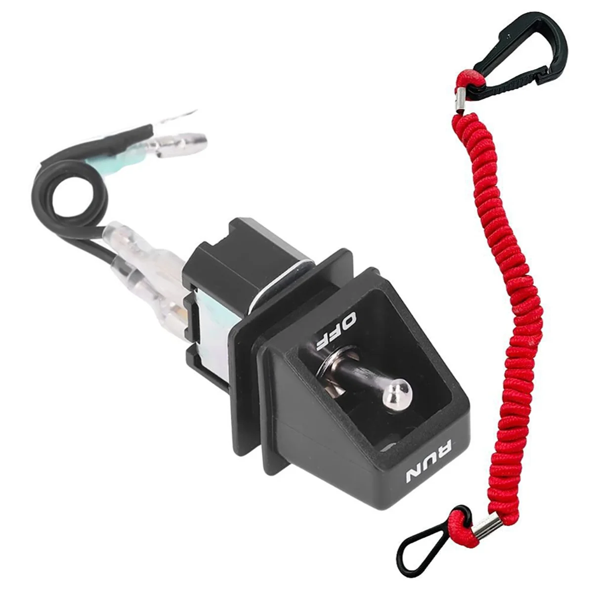 Marine Outboard Motor Side Mounted Remote Control Box Safety Emergency Stop Flameout Switch for Mercury 91941A8