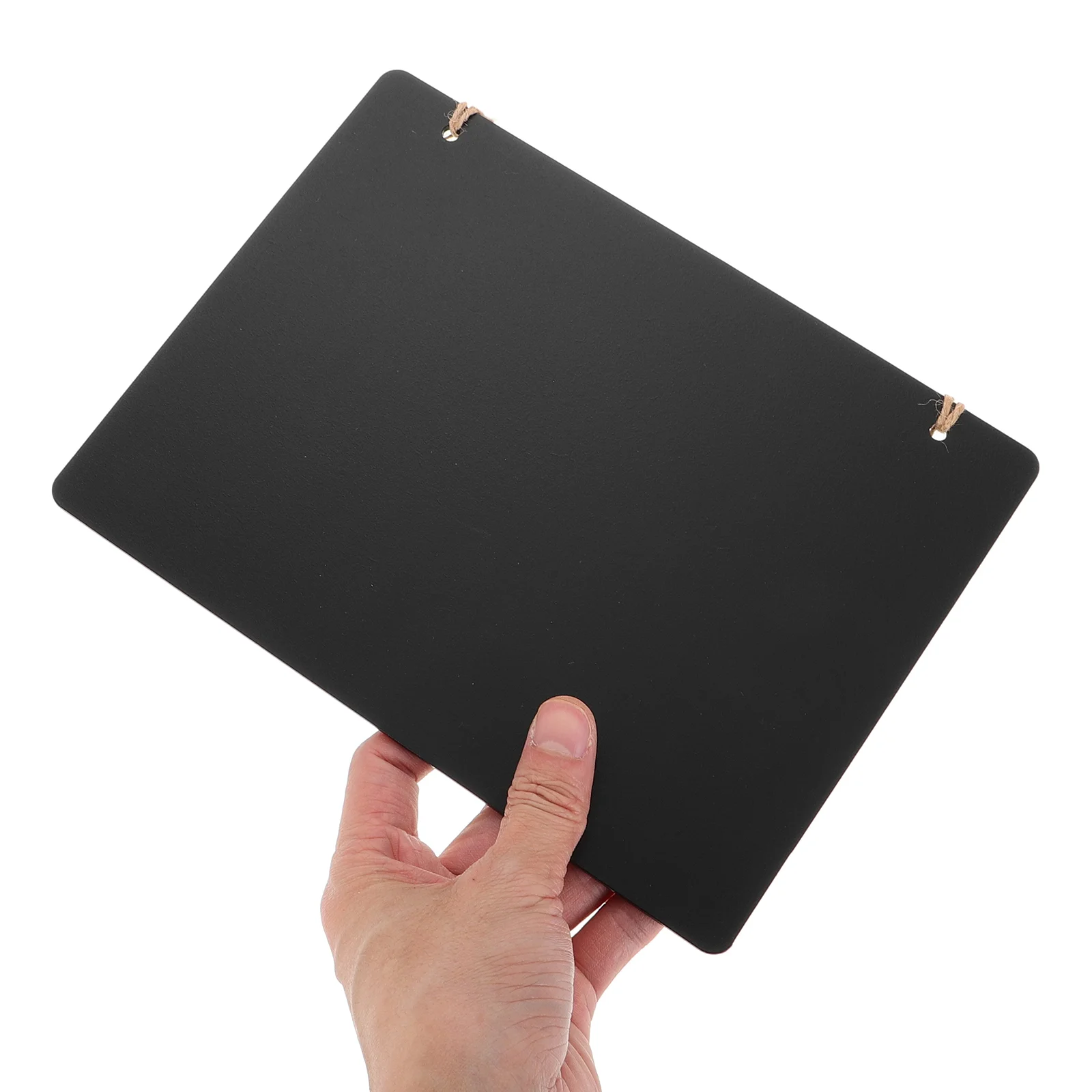 Mini Chalkboard Sign 10x15cm Reusable Erasable Wall Decor Hanging Message Display Double Sided Density Board