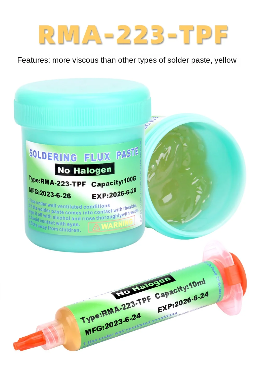 High Activity Solder Flux Paste 559/RMA-223/JP-808/604 for BGA SMD PCB Repair
