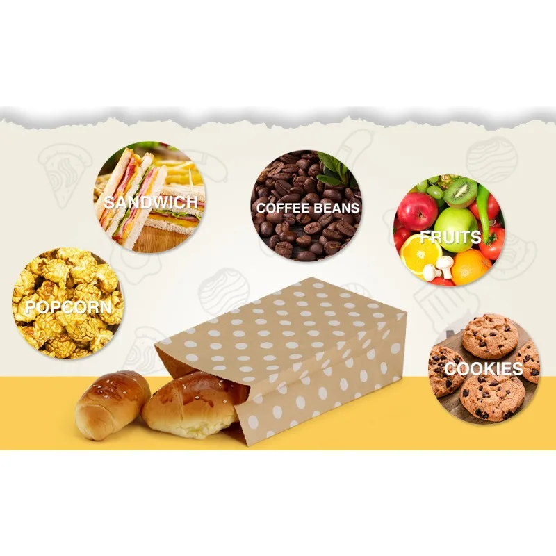 Brown Paper Lunch Bags 24x13x8cm Kraft Paper Bags Bulk For Snacks, Treats, Baked Goods, Party Favor,Takeout, Crafts, Gift Giving