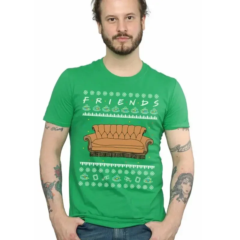Friends Men's Fair Isle Couch T-Shirt