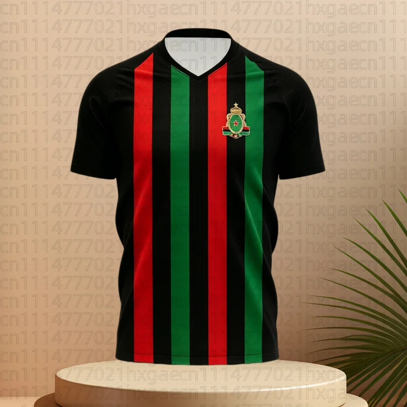 

2026 Mens Kids Breathable Football Jersey Top Male Morocco Adult F-FAR R-Rabat Sports Away Home Soccer T Shirt Family Kids Tees