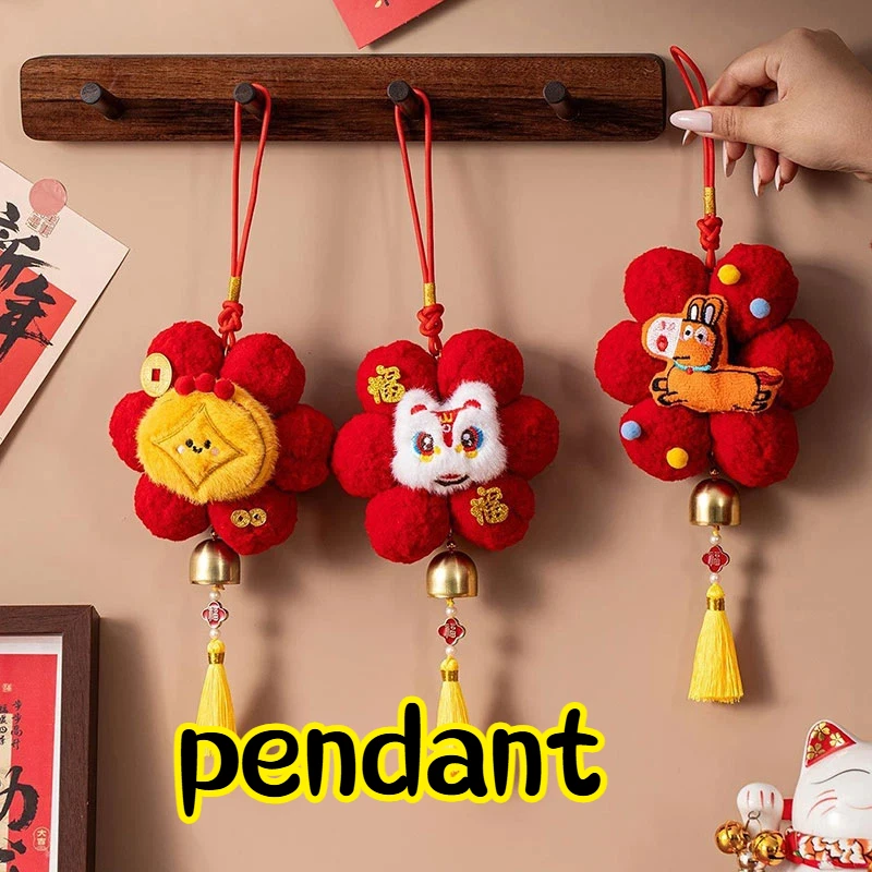 

Подвесное украшение «Год Лошади» с кисточкой, на Китайский Новый год 2026, для двери, на Праздник Весны, для дома, подвеска для вечеринки