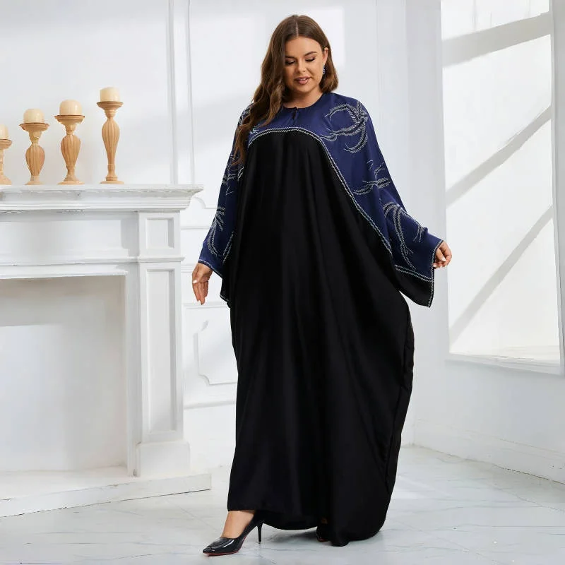 African Casual Abayas Hot Drill Long Dresses With Headscarf Women Printed Kimono Loose Robes Muslim Islam Clothing Kaftan Boubou