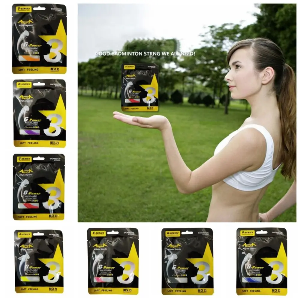 0.7mm G3 Badminton Racket Line Standard Nanofiber Badminton String High Elastic Durable Badminton String Line Training