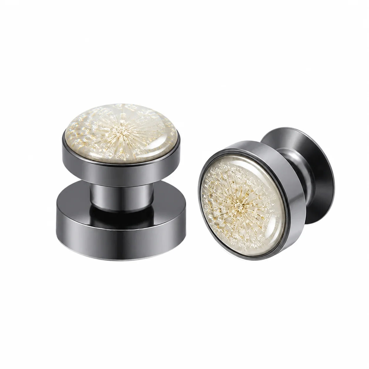 10 Stück Metall-Magnetbroschen-Verschlüsse, Metallnadel-Schnallen, praktisch für DIY-Broschen, Abzeichen, Schmuckherstellung und Zubehör. – Detail 7