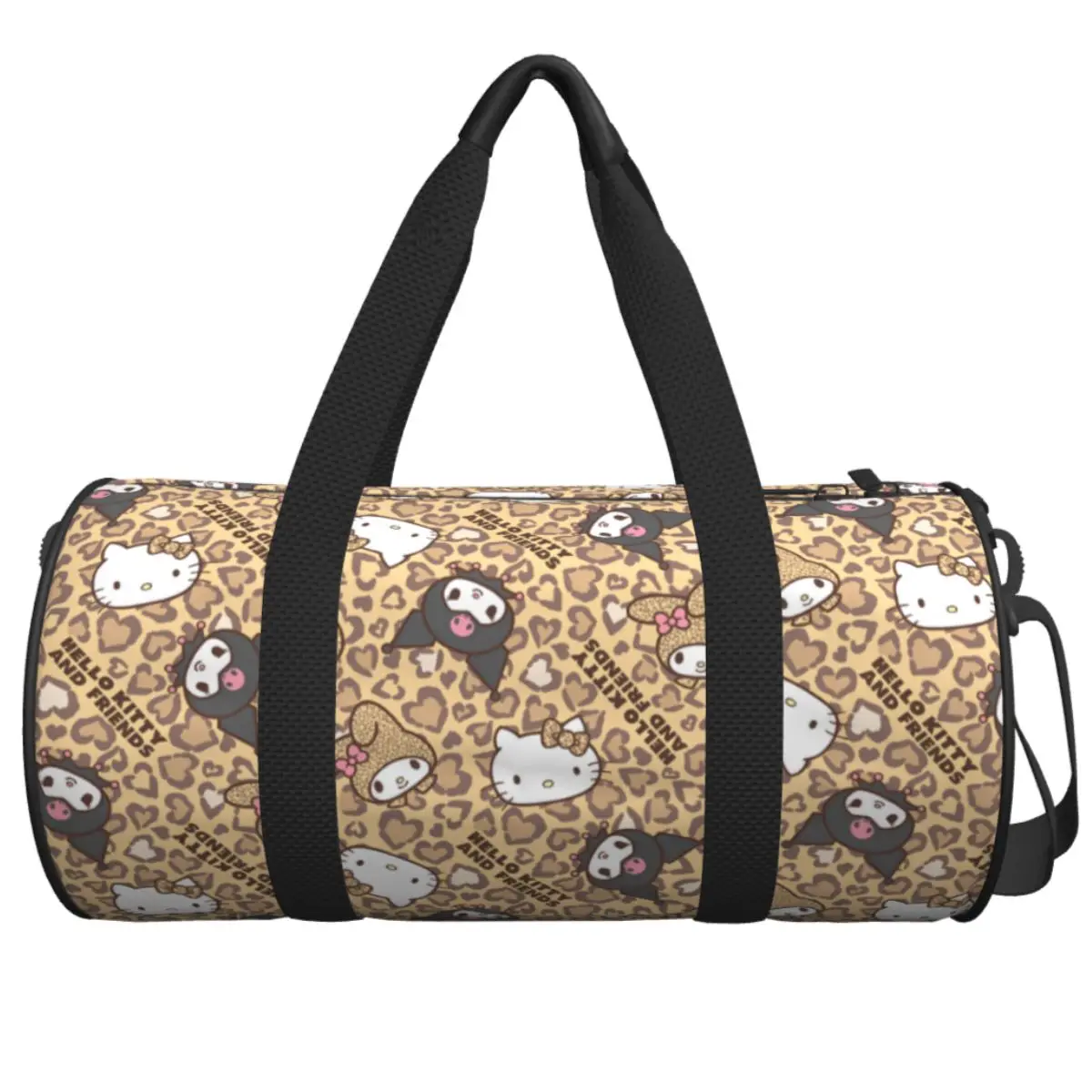 

Hello Kitty Cartoon Cute Sports Bags Swimming Gym Bag Large Capacity Graphic Handbags Male Female Design Portable Fitness Bag