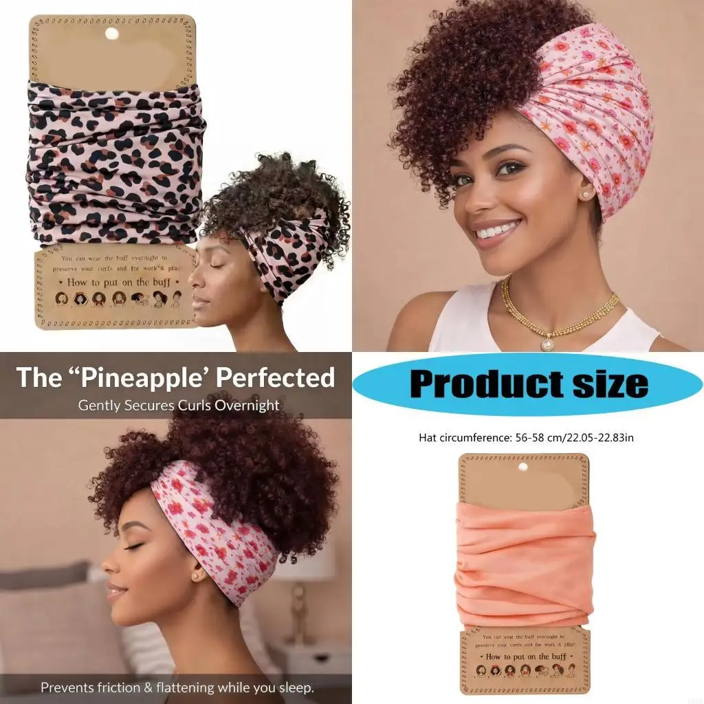 

Эластичная вьющаяся повязка на голову с ананасом для женщин и девочек, нетканая повязка для волос, широкая повязка для волос для