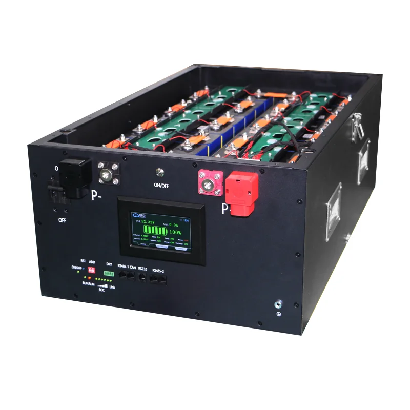 LiFePO4 Battery DIY Box 280Ah 304Ah Rack Mount Box 48V 16S Battery Kit With JK 200A BMS Storage Box For Home Energy System