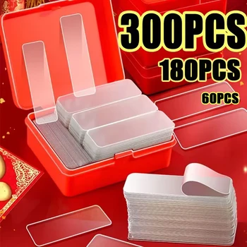 شريط لاصق مزدوج الجوانب قابل لإعادة الاستخدام ملصق جداري مقاوم للماء بدون أثر مجموعة شفافة للأجهزة المنزلية ذاتية اللصق