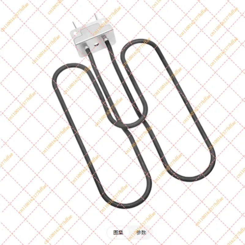 Replacement Heating Element for Weber Q140 Q1400, 66631 Electric Grill Heating Pipe, EU Plug Accessory