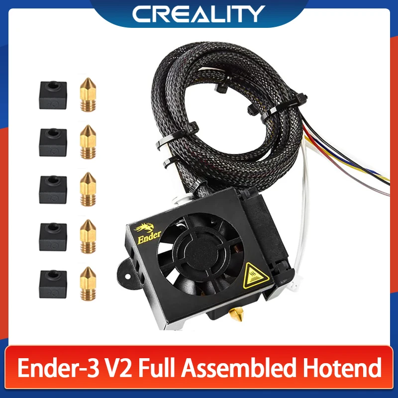 Ender 3 Hotend Ender 3 Pro Hotend 24V 40W Full Assembled Extruder Kit Accessories with Silicone Cover for Ender 3, Ender 3 Pro