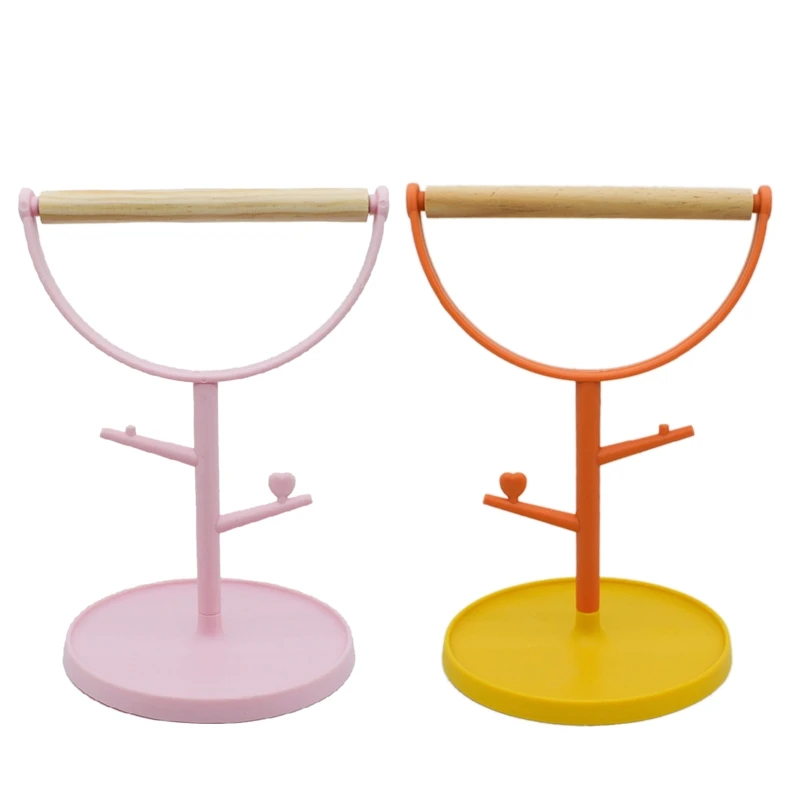 لطيف صغير الطيور جثم الطيور اللعب حامل التدريب الببغاء Playstand المحمولة قفص الطيور لعب ل كوكاتيلز conبنطلون Parakeet