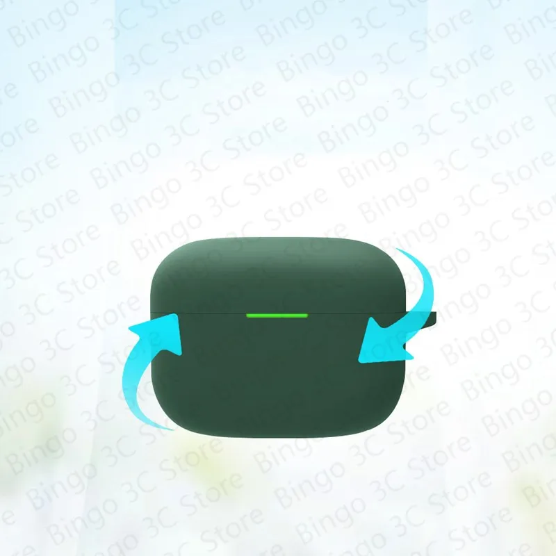 Capa de silicone para sony linkbuds s luxo macio linkbuds fone de ouvido sem fio bluetooth protetor com chaveiro para linkbuds s capa