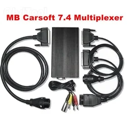 New Diagnostic Tool MB Carsoft 7.4 Multiplexer ECU Chip Tunning MCU Controlled Interface for Benz Carsoft V7.4 Multiplexer