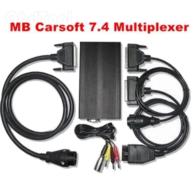 New Diagnostic Tool MB Carsoft 7.4 Multiplexer ECU Chip Tunning MCU Controlled Interface for Benz Carsoft V7.4 Multiplexer