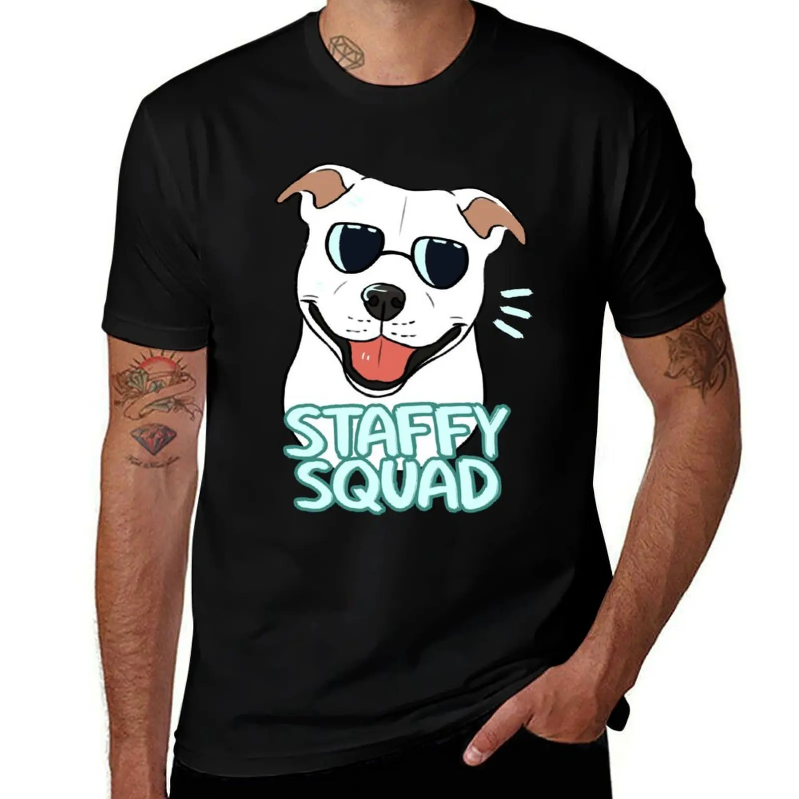 Camiseta STAFFY SQUAD (blanca) Ropa de Trabajo Transpirable