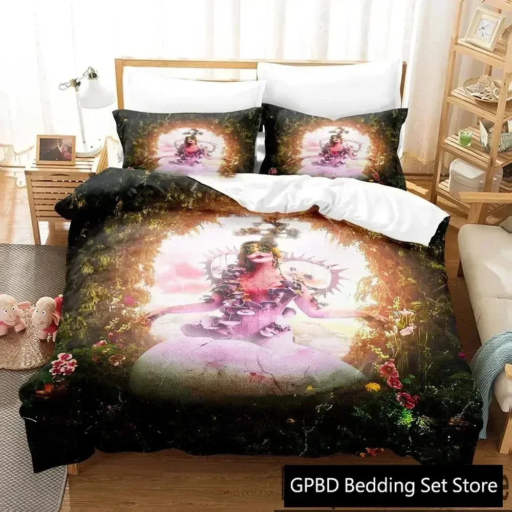 3D Print Portals Melanie Martinez album Comfortable Duvet Cover Pillowcase Bedding Set Children Bedroom Decoration Home Textile