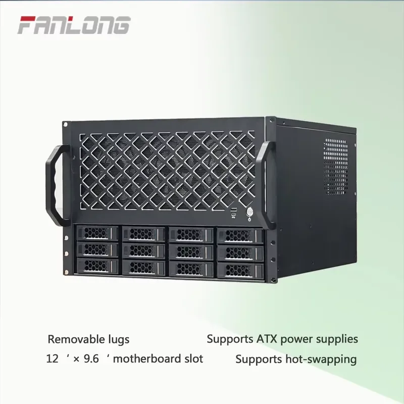BOLRZO 12 Disk Nas Case Support 360 Cold Line Desktop Rack Mount Enterprise Storage Server