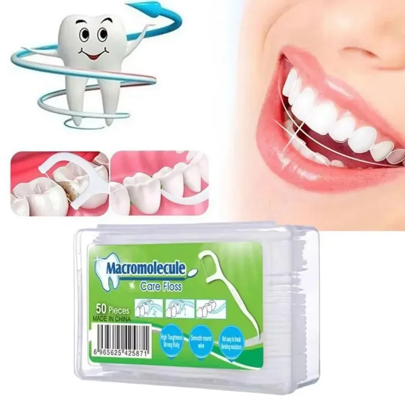1-5BoxTeeth Toothpicks Compact Oral Care Stick Tooth Clean Disposable Flosser Picks for Travel-friendly Daily Hygiene Family Use