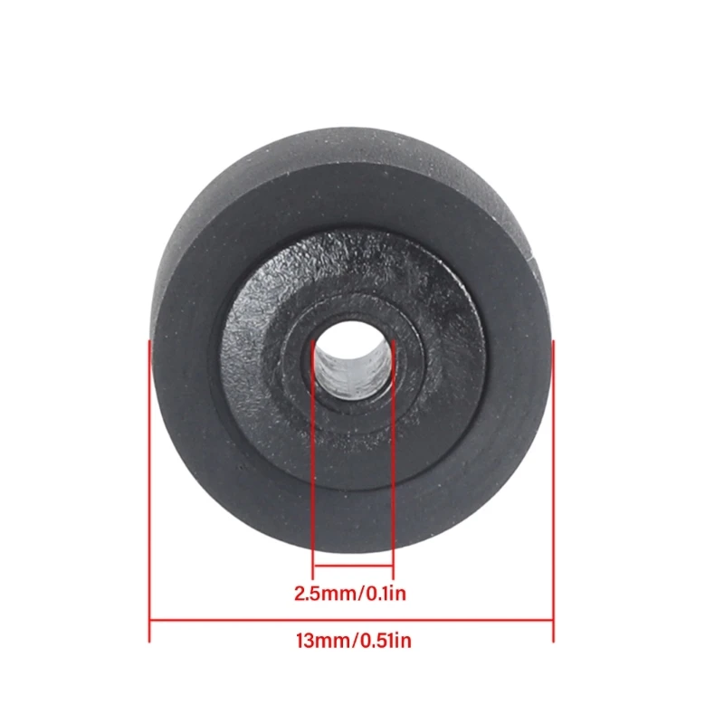 573A 5 Stück Druckrolle für Audios Druckrolle Kassetten Deck Druckrolle Recorder Zubehör Druckrad Player