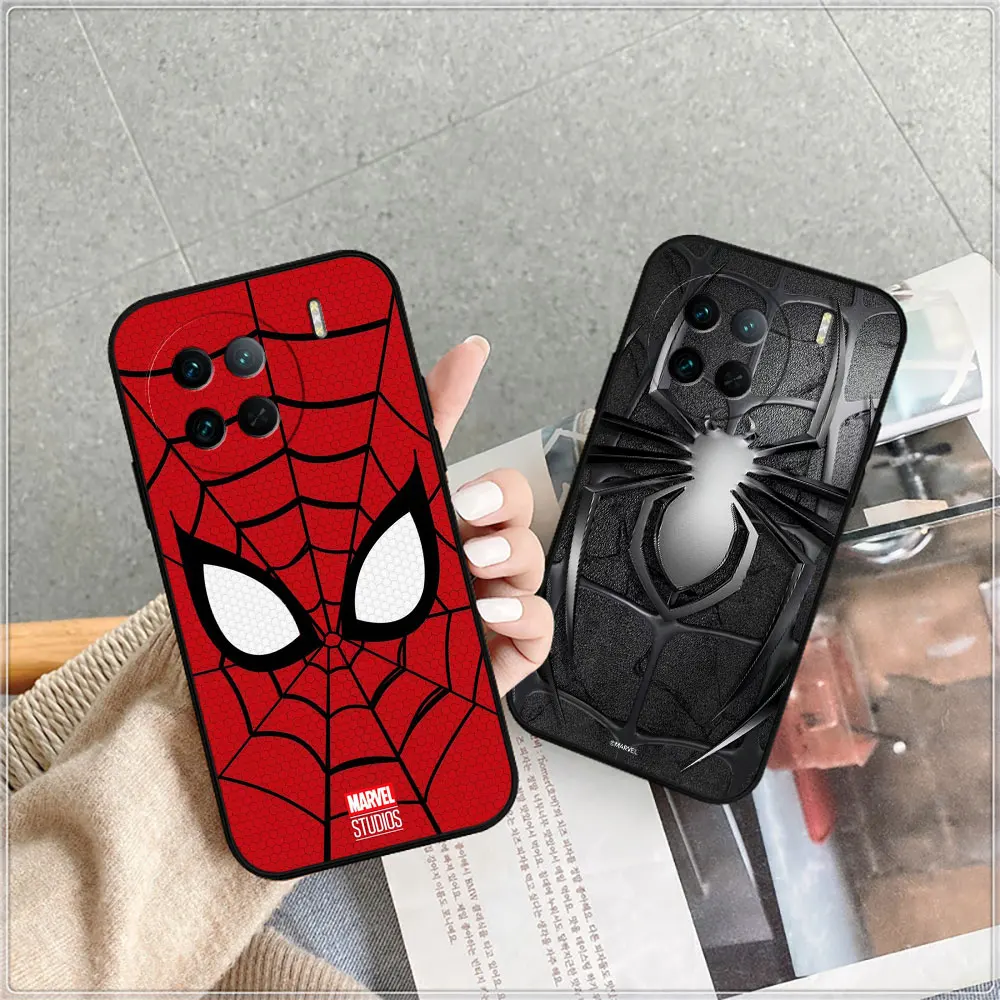 Marvel Spider Man Logo Phone Case For VIVO X90 X80 X70 X60 X50 PRO X27 X23 X21 X21I X20 Y50 Y35 Y36 Y25 Y22S Y21 Y20 Y19 Cover