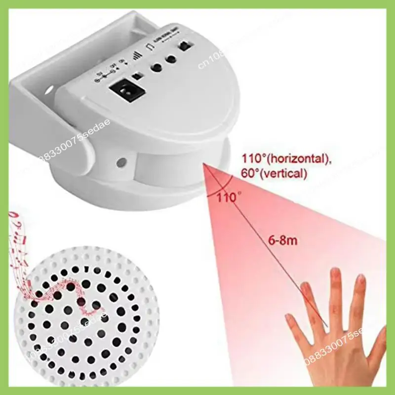 

Y19A Беспроводной гостевой звонок приветствия, дверной звонок, 32-сигнальный PIR-датчик движения для входа в магазин, компания, защита безопасности, Greeter