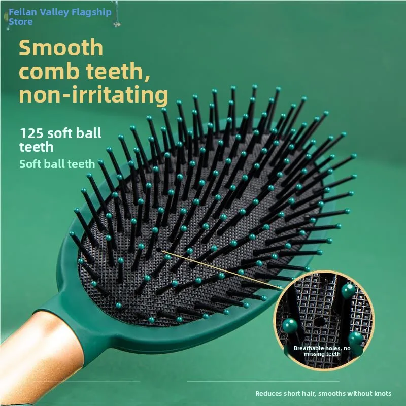 

Square Massage Comb for Wigs Extensions Hair Care Home Use Professional Synthetic Hairdressing Tool Pillow Design