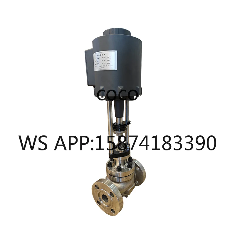 DLC Stainless Steel 304/316 Electric Control Valve, DN40 380V Actuated