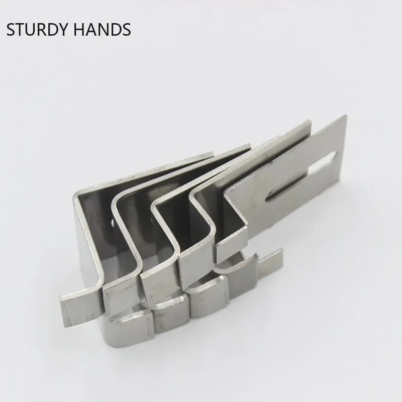 Imagem -04 - Stainless Steel Tile Dry Hook Double Bend Pendant Marble Curtain Wall Hanging Fixed Hardware Fastener Hook Hanging Piece 50 Pcs