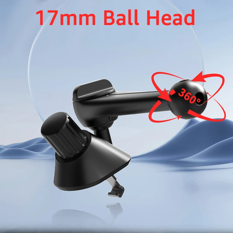 17mm Kugelkopfhalterung für Auto-Handyhalterung Lüftungsschlitz-Handyständer GPS-Halterung Auto-Luftauslass-Clip Zubehör – Detail 1
