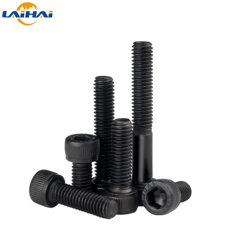 10/50pc UNF 0# UNC 2# 4# 5# 6# 8# 10# US Coarse Thread Black Grade 12.9 Alloy Steel Hex Hexagon Socket Allen Head Cap Bolt Screw