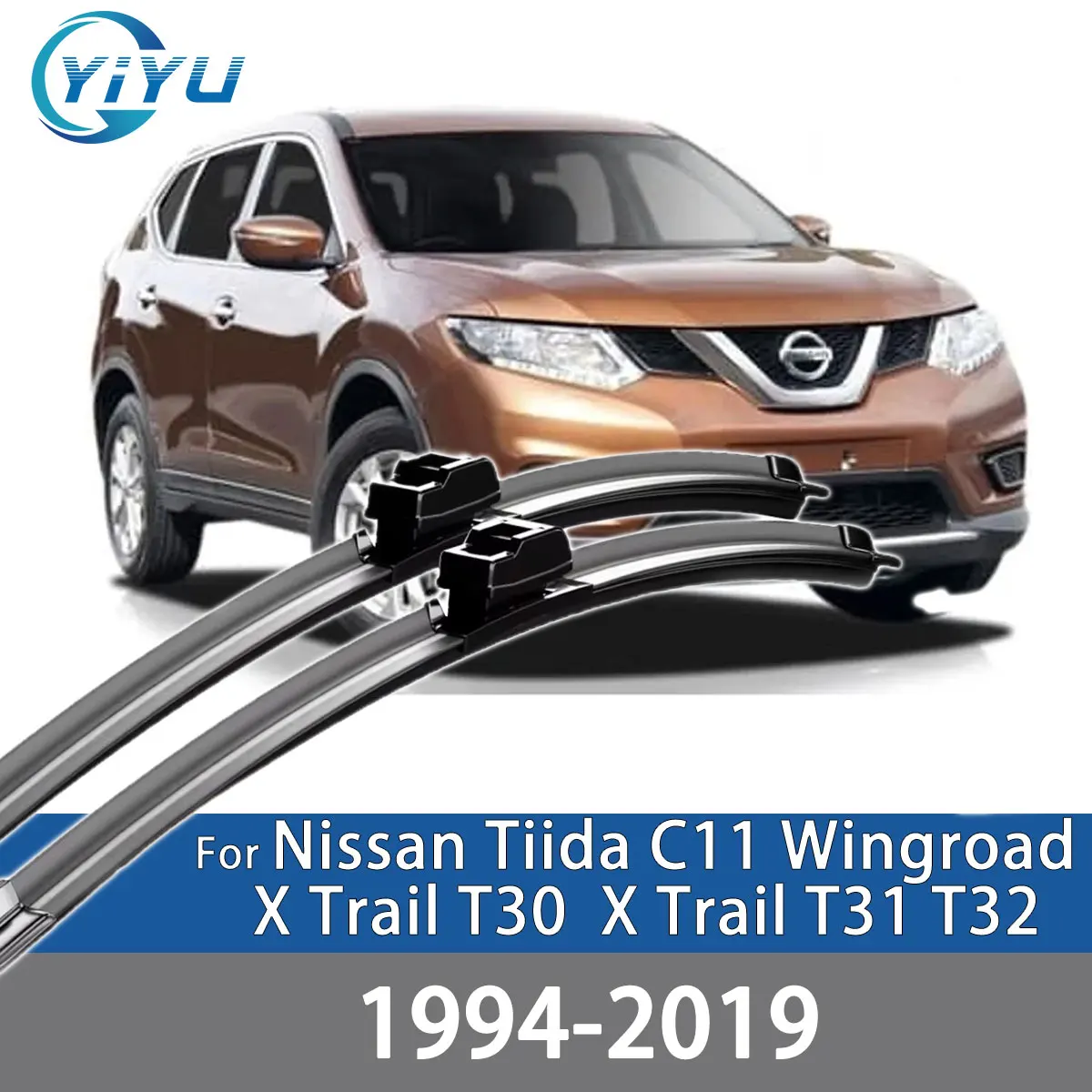 

2 шт. автомобильные передние щетки стеклоочистителя для Nissan Tiida C11 Wingroad X Trail T30 X Trail T31 T32 94-2019 аксессуары для лобового стекла