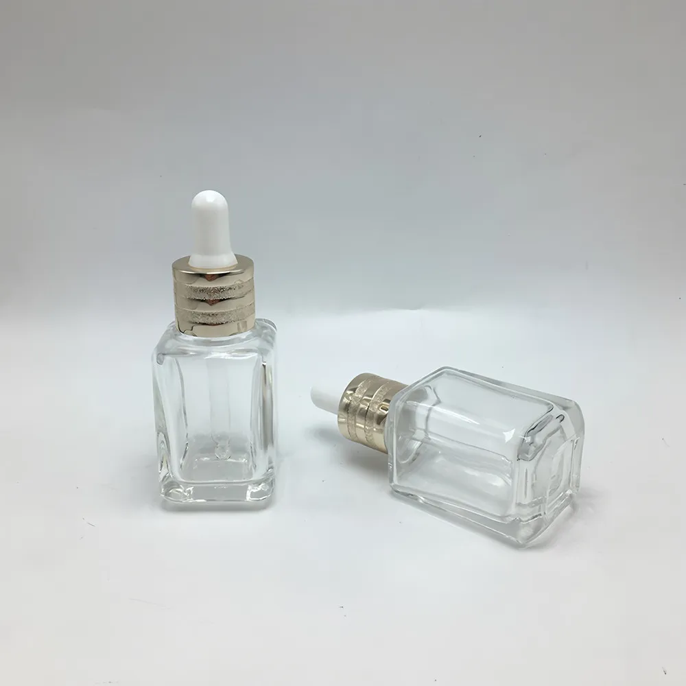 30ml square dropper bottle, essential oil dispenser, serum/skincare glass bottle
