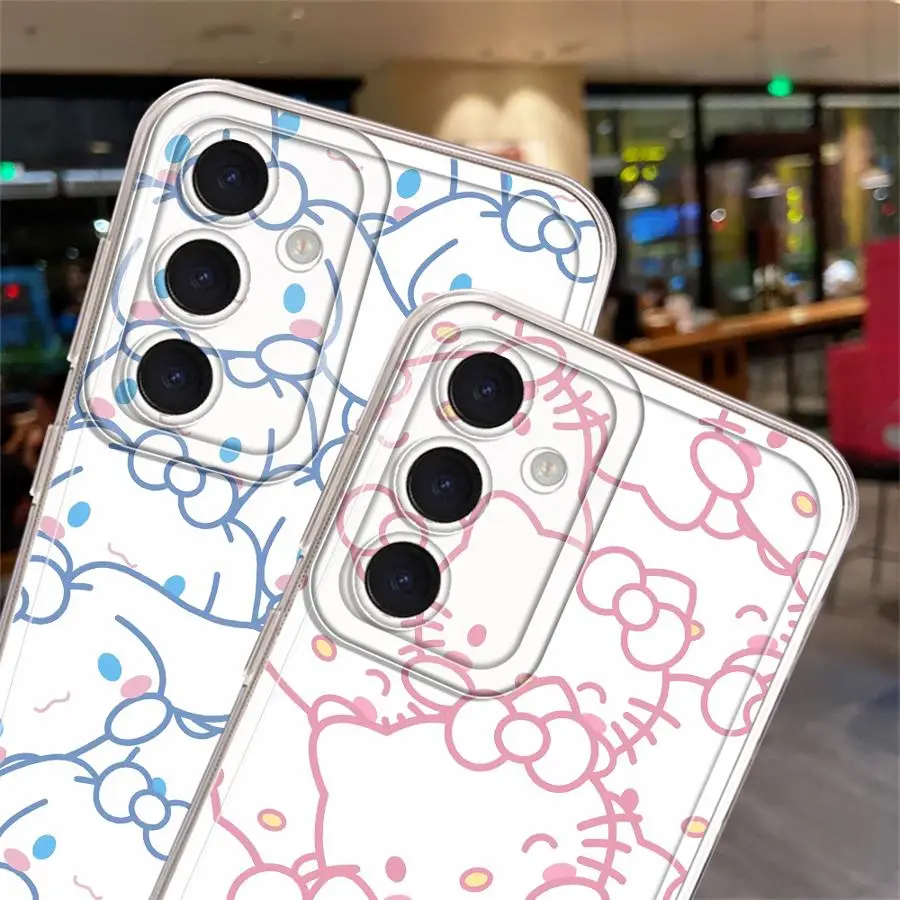 Cinnamoroll lindo Kuromi funda para Samsung Galaxy A14 A16 A12 A35 A34 A73 A22 A25 A71 A72 A15 A35 A13 funda suave