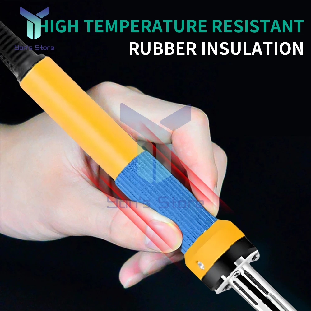 Mỏ hàn 60W Mỏ hàn điện có thể điều chỉnh nhiệt độ Trạm làm lại bút chì nhiệt cầm tay mini dụng cụ sửa chữa Hàn