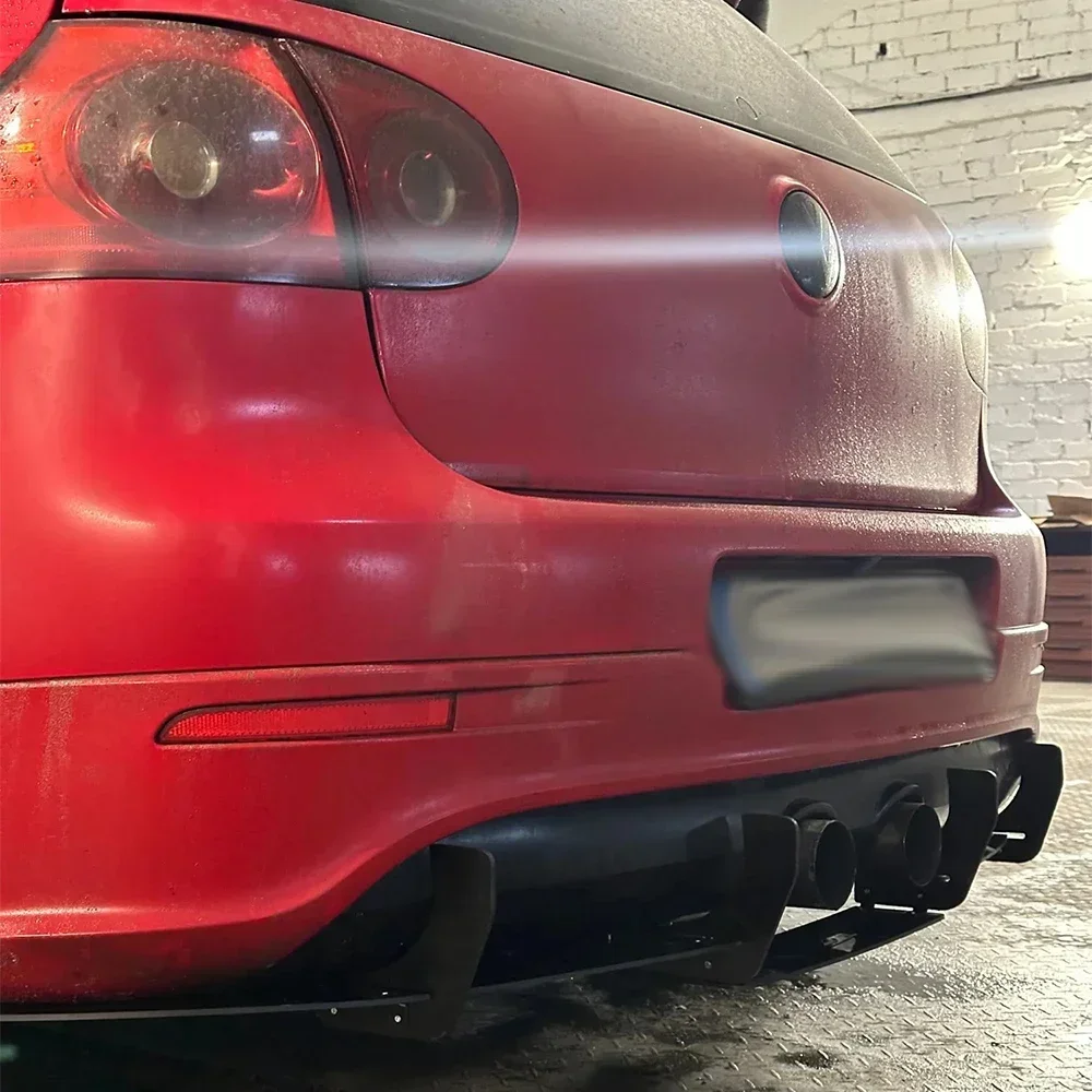 Voor VW Golf 5 MK5 R32 2006-2009 Achterbumper Lip Diffuser Spoiler Splitter Protector Auto Styling Auto accessoires Decoratie Kits