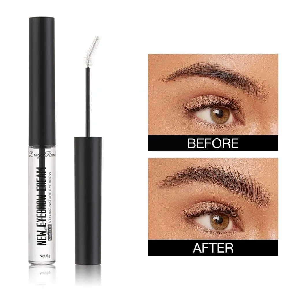 Eyebrow Gel Transparent Brows Wax Waterproof Long-lasting Feathery Brush To With Wild Styling Easy Brow Makeup Wear Eyebrow F7t2