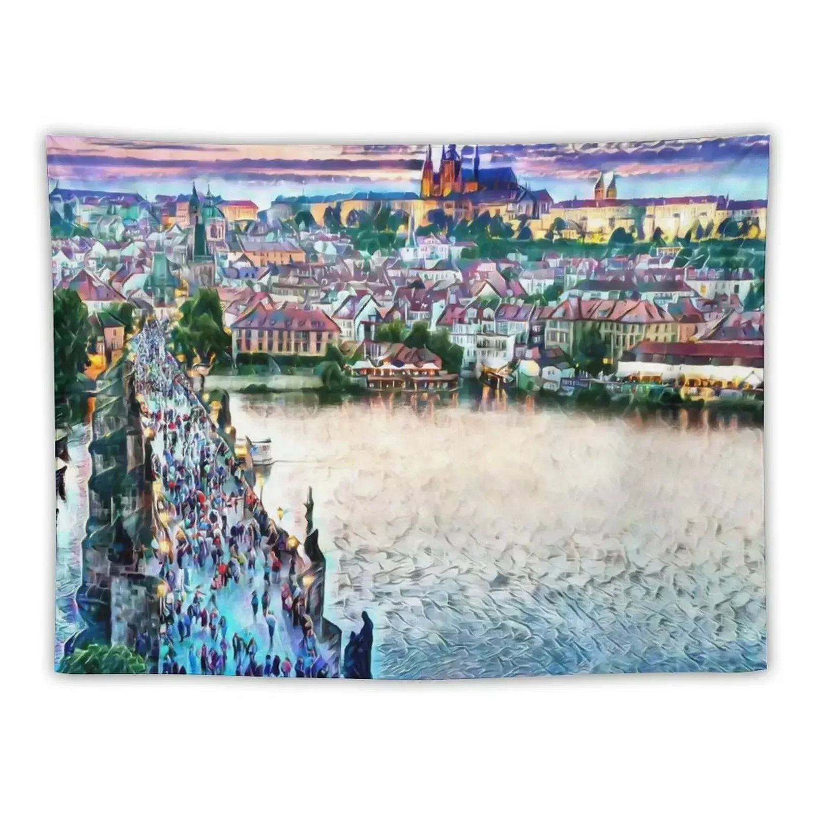 

Prague, Czech Republic Tapestry Decoration Aesthetic Decoration Bedroom Korean Room Decor Wall Deco Tapestry