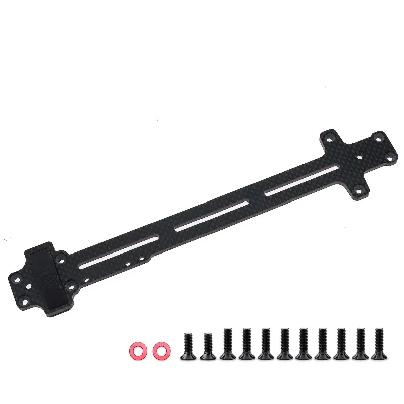 WOWFU-RC Car Carbon Fiber Second Floor Board Plate For LC RACING PTG-2 RC 1/10 RC Car Upgrade Parts Accessories
