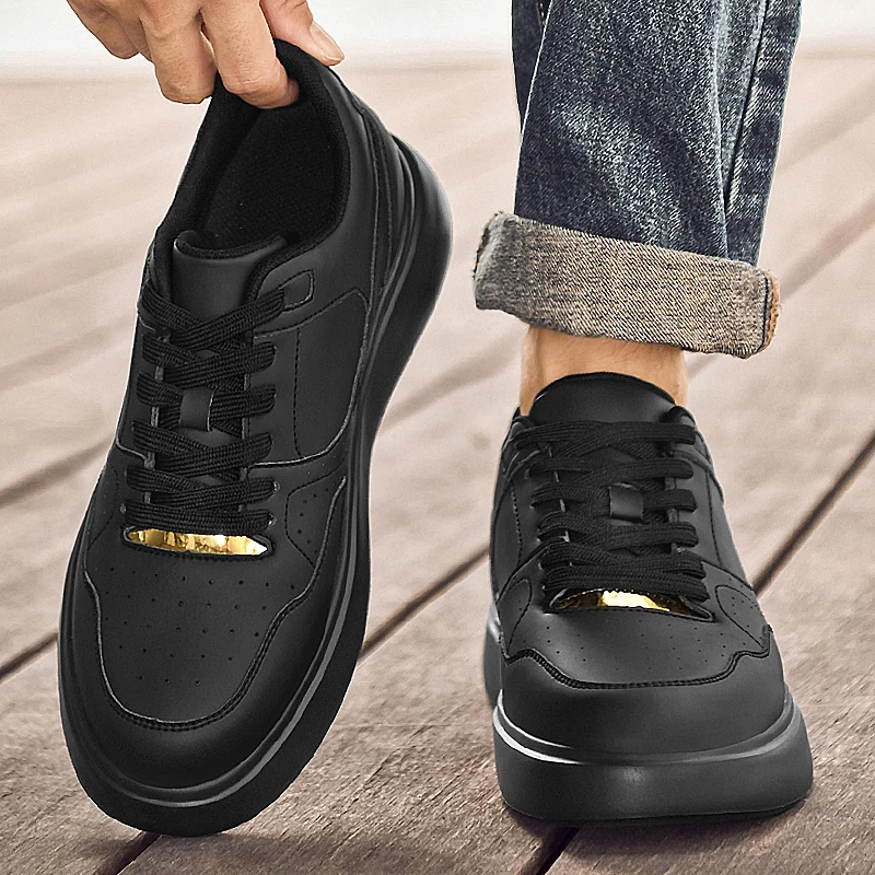 Herren-Skate-Schuhe aus Kunstl – Men'S Shoes With Height Increase Bewertung und Preis