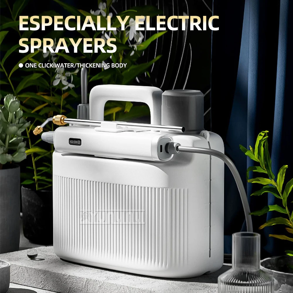 حديقة البخاخ الزهور رأس دش كهربائي سقي غلاية رذاذ الماء