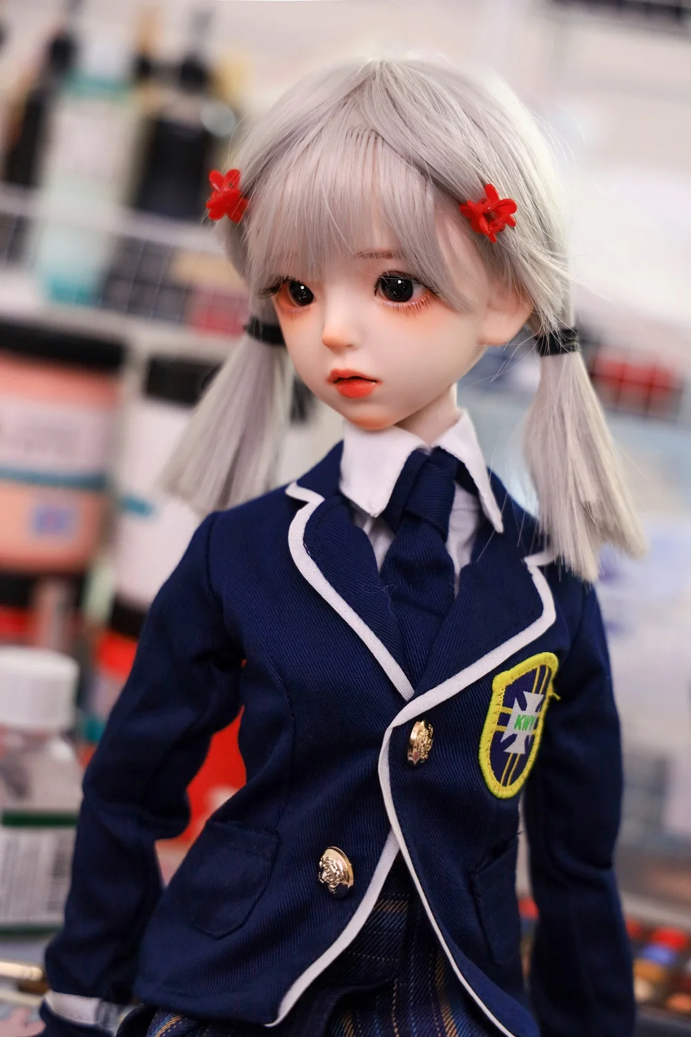 50cm PVC Head Real Soft Silicone BJD Dolls Movable Joints Skeleton Real life Doll Anime Figure