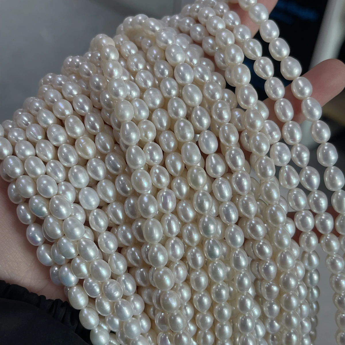 

Natural Freshwater Pearl Beads High Quality Loose Original White Pearl Bead for Jewelry Making Diy Necklace Bracelet Accessory