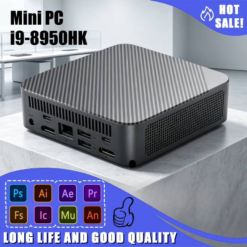 Pc Gaming I9 - Hoogwaardige mini-desktop-pc WiFi6 BT5.2 1TB opslag