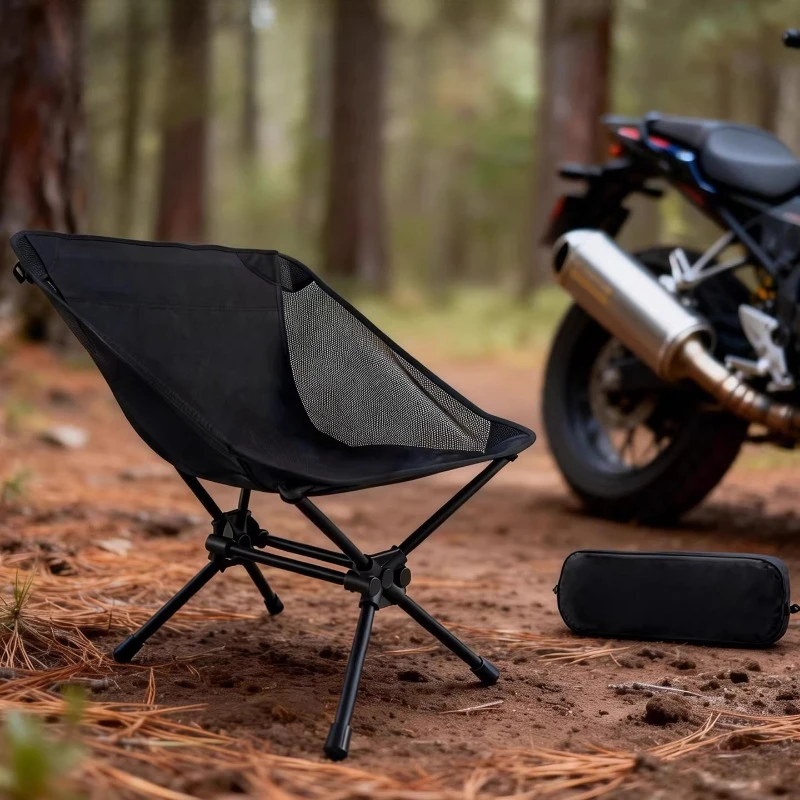 

Foldable Backrest Camping Chair Fishing Backrest Beach Camping Chair Supplies Relaxing Silla De Campamento Sports Entertainment