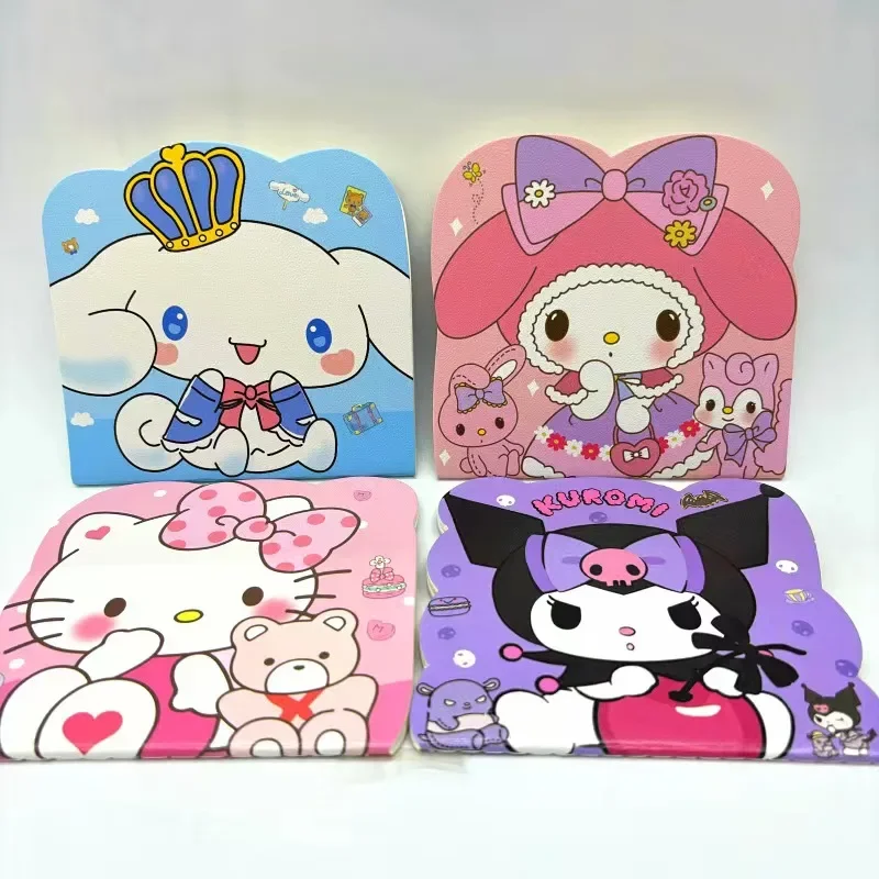 4Pcs Cartoon Sanrio Coil Notebook Kawaii Mymelody Kuromi Cinnamoroll Journal Notebook Kawaii Diary Sketchbook birthday gift